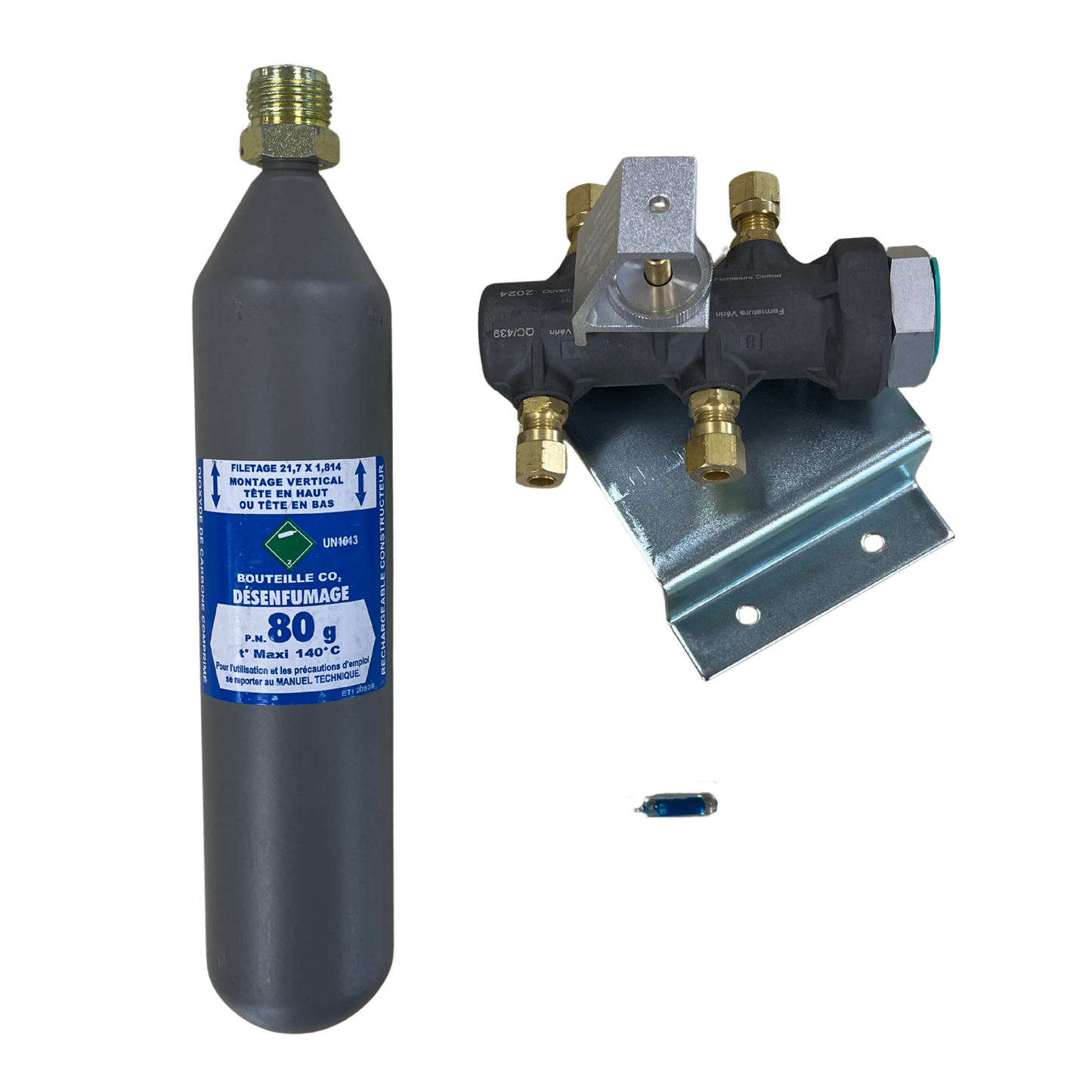 Kit thermofusible - ampoule 140° - cartouche 80g