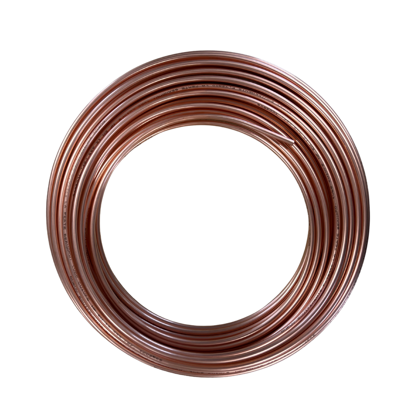 Tube de cuivre de 25 mètres Ø 6mm